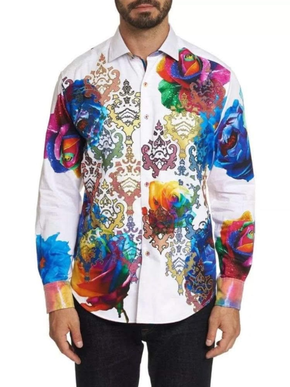 Robert Graham Run for roses limited edition XL classic fit